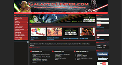 Desktop Screenshot of galacticbinder.com