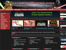 Tablet Screenshot of galacticbinder.com